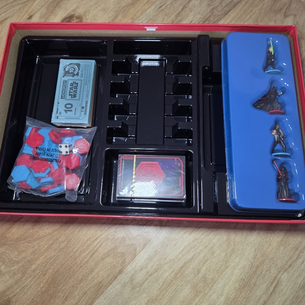 Star Wars Monopoly Board Game, Opend, Sealed Cards, Game Parts Etc - Picture 2 of 5